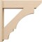 Ekena Millwork 7 1/2-in W x 30-in D x 30-in H Balboa Slat Rough Cedar Woodgrain TimberThane Outlooker, Primed Tan OUTUR075X30X30BOA24RCPR - alternate 4